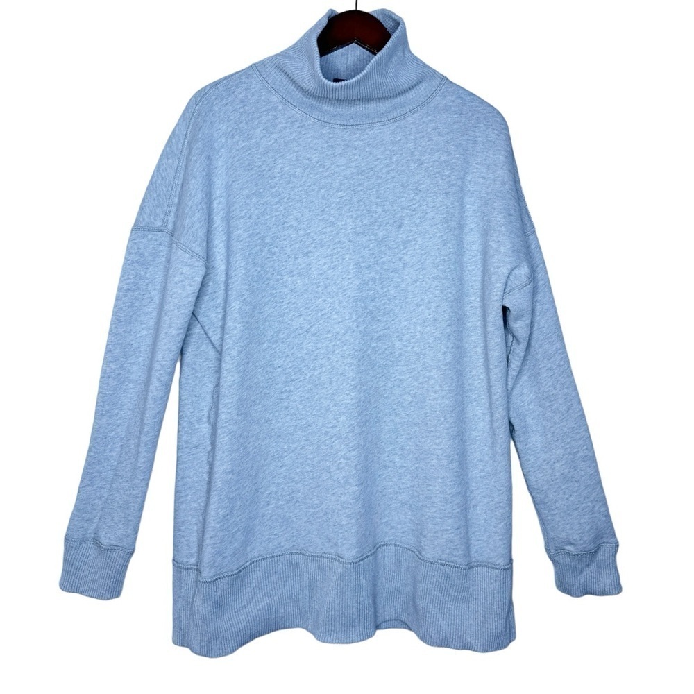 POLO Ralph Lauren Turtleneck Sweatshirt Top Size Large in Heather Gray